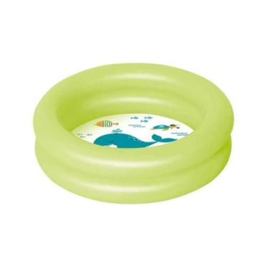 Imagem de Banheira Inflavel Mor 28L 60cm para Bebes Idade +2 Anos Compacta e Seg