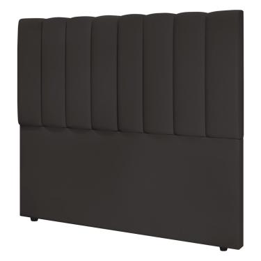 Imagem de Cabeceira Para Cama Box Kharla Casal 138cm Veludo Marrom Abmaza