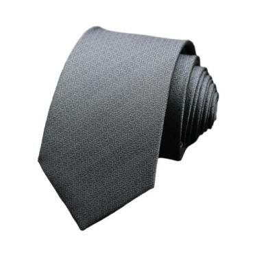 Imagem de Gravata Masculina Xadrez Azul, Preta E Vermelha Fina Para Casamento E 