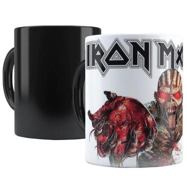 Imagem de Caneca Mágica Iron Maiden Banda De Rock Termossensível