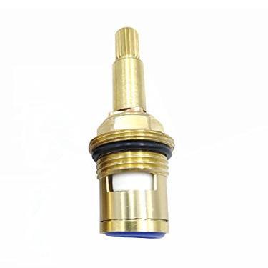 Imagem de Cartuchos para torneira misturadora de 20 engrenagens, válvulas de torneira de disco de latão, cartucho de cerâmica com parafusos M4 para torneira de cozinha de banheiro