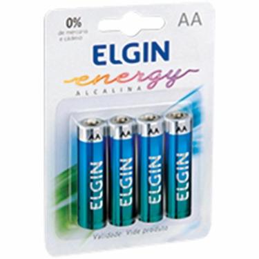 Imagem de Pilha Alcalina Elgin Aa 1.5v Blister com 4 Unidades