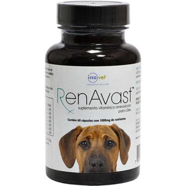 Imagem de Suplemento Vitamínico Aminoácido Inovet RenAvast para Cães - 1000 mg