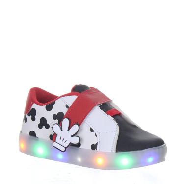 Imagem de Sapato de Criança Infantil com Luzes Coloridas de Led de Menino