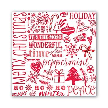 Imagem de Guardanapos de almoço de papel com 3 camadas da Michel Design Works 20 unidades, Ho Ho Ho