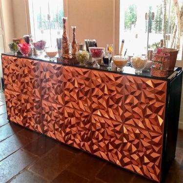 Imagem de Forro De Pvc Parede Auto Relevo 3d 50cmx50cm Decoracao Luxo - LuJP Dec