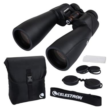 Imagem de Celestron Binóculo SkyMaster Pro ED 15 x 70 – Binóculo astronômico com vidro ED – Grande abertura para visualização de longa distância – Revestimento XLT totalmente revestido – Adaptador de tripé e