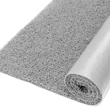 Imagem de Rolo Capacho Vinil 12mm Cinza RM Decor 11,00 x 1,2m (13,2m²)
