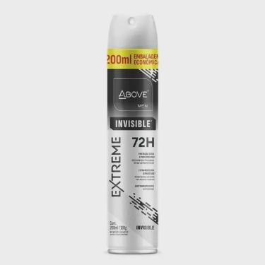 Imagem de Desodorante Antitranspirante Aerossol Above Men Extreme 72h Invisible 200ml