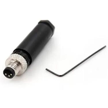 Imagem de Conector montavel m8 3 pinos macho reto - AOTORO