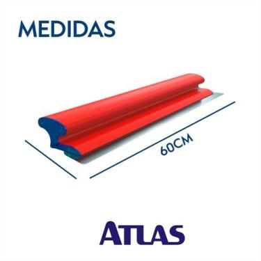 Imagem de Desempenadeira Aço Inox com Lâmina Flexível Lisa Para Massa Corrida Ta