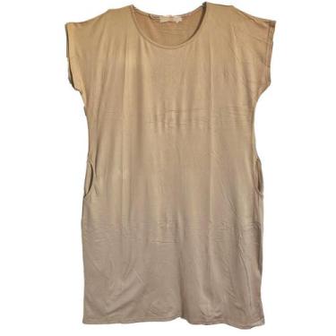 Imagem de vestido camisão midi plus size feminino evangelico elegante manga curt