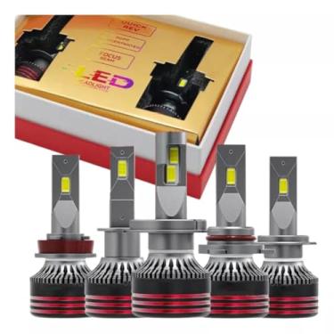 Imagem de Lâmpada Led 5x Mais Forte K3c Plus 6000k 140w 12 Leds (H7)
