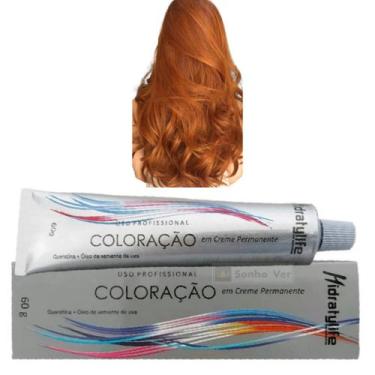 Imagem de Tinta 1 Ruivo Nº7.44 Louro Médio Cobre Intenso - Mairibel Cosméticos, 
