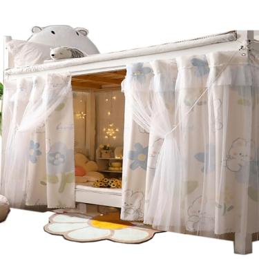 Imagem de Qubanda Redes Para Beliches, Cortinas De Tecido, Dossel Blackout, Homens E Mulheres, Sombreamento Respirável, À Prova Poeira, Solteiros