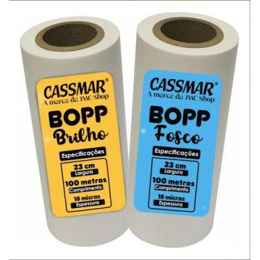 Imagem de Kit Bopp Brilho + Fosco A4 23cm X 100m Cassmar 02un