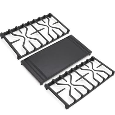 Imagem de Criditpid Kit de placa de grelha WB31X27151 e WB31X24738 peças de reposição para fogões GE, grelha de queimador de fogão a gás General Electric para JGBS66REKSS JGB735SPSS JGBS86SPSS, pacote com 2+1.