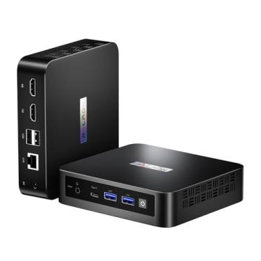 Imagem de PELADN Mini Pc, Intel Twin Lake N150 (Atualizado Para N100), 16 Gb Ddr4/512 Gb Ssd, Tipo C/Dual Hd, Minicomputador De Mesa, Wifi5 4K/60 Hz, Tela Tripla Usb 3.2/Bt4.2, Minicomputadores Para Casa E N