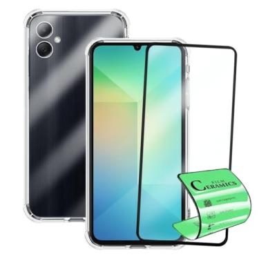 Imagem de Capa Capinha Anti Impacto + Película Premium 9D Cerâmica Para Galaxy A06