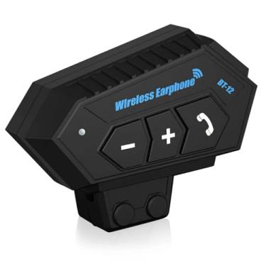 Imagem de Intercomunicador Pro para Capacete Moto – Bluetooth 5.1, À Prova d’Água, Cancelamento de Ruído, Bateria Longa Duração, Controle por Botão