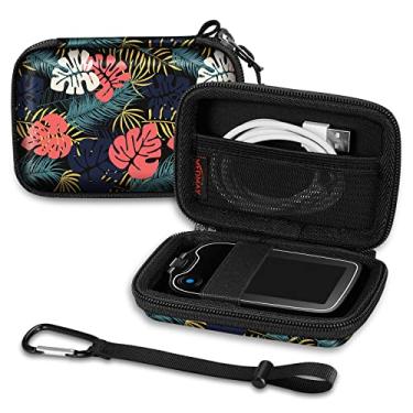 Imagem de MEDMAX Capa Protetora Rígida Para Freestyle Libre 3 2 / Reader, Leve, À Prova De Choque, Armazenamento E Transporte Diabéticos Com Clipe Alça (Z-Leaves)