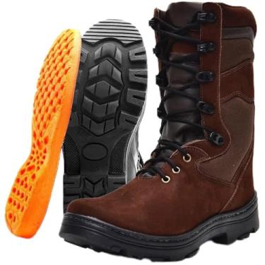Imagem de Bota Coturno Tático Atron Shoes - 290 - Café Tamanho:46;Cor:Marrom