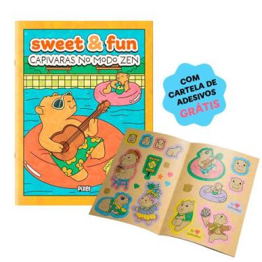 Imagem de Livro - Sweet & Fun: capivaras no modo zen