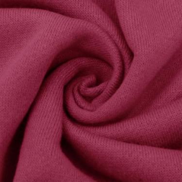 Imagem de Stylish FABRIC Tecido de lã 100% algodão de 165 cm de largura por jarda - 280 g/m2, peso médio, elástico bidirecional, macio e respirável para vestuário, jaquetas, moletons com capuz, decoração de