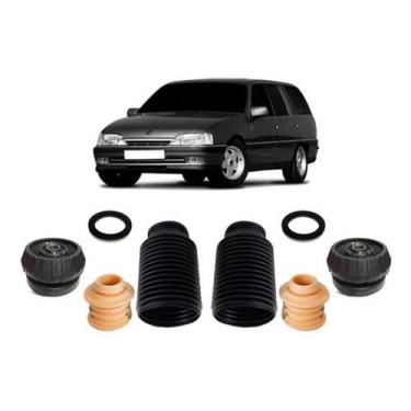 Imagem de 2 Kit Coxim Batente Dianteiro Chevrolet Suprema 1996 1997 98 - Qualyki