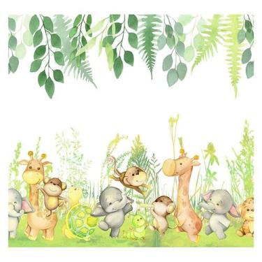 Imagem de Papel de Parede Adesivo Infantil Safari Floresta Quarto - 758pcp - All