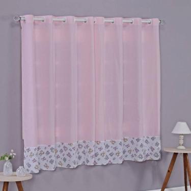 Imagem de Cortina Baby 2 Metros Quarto Bebê Infantil Menino Menina