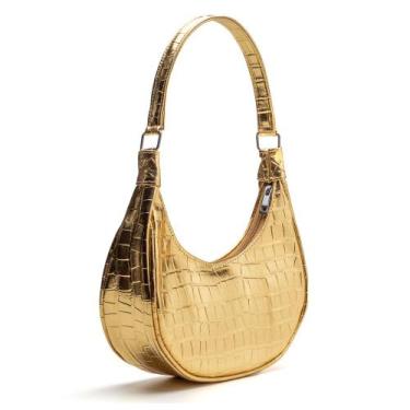 Imagem de Bolsa Feminina De Ombro Pequena De Lado Metalizada Festa - AVILLA