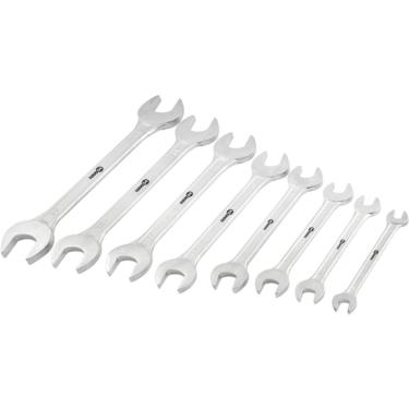 Imagem de Jogo chave fixa 6-22mm aço carbono c/ 8 pç suporte plástico