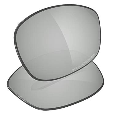 Imagem de Galvanic Lentes de reposição para óculos de sol Oakley Split Jacket OO9099 | Split Jacket Asian Fit (AF) - Chrome Polarizado Elite
