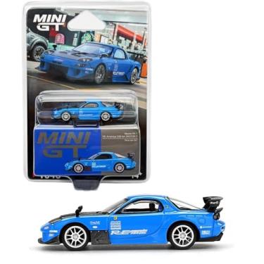 Imagem de 1:64 Diecast Model Car Compatible with Mazda RX-7 RE-Amemiya 20B NA 3ROTOR-7 “AMA-san Go” Limited Edition Mini GT MGT01046