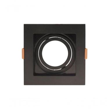 Imagem de Spot Recuado De Embutir Quadrado Móvel Par30 Preto Taschibra