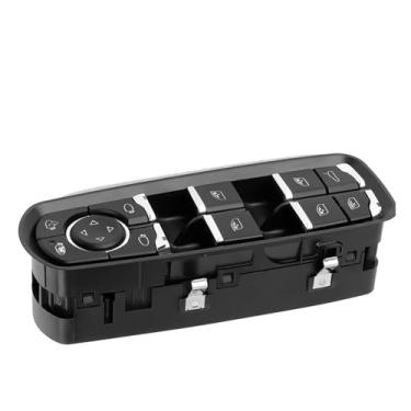 Imagem de Botão do interruptor de controle do vidro elétrico, interruptor principal de controle do vidro elétrico para Cayenne 2011-2016