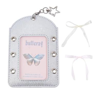 Imagem de NICENEEDED Chaveiro Kpop com porta-cartões fotográficos, porta-crachás de identificação, capas para fotos com pingente