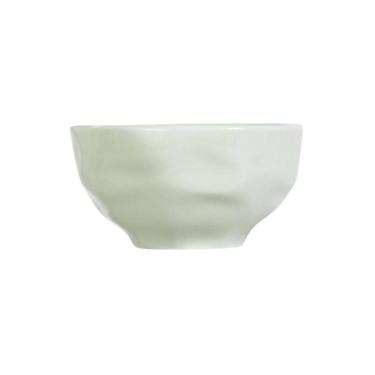 Imagem de Bowl Tigela Porcelana Verde Menta Relevo Orgânico 360 ml