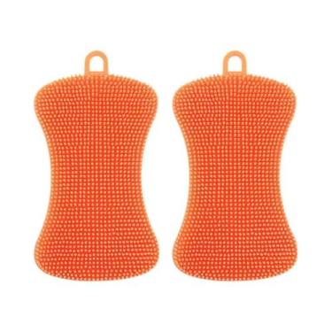 Imagem de Esponja De Silicone Para Cozinha, Escova De Limpeza Doméstica, Acessór