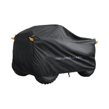 Imagem de Capa Universal Para Quadriciclo ATV Moto Scooter Kart Preto Prata 190T