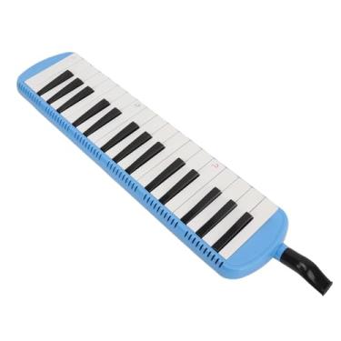 Imagem de ZJchao Melodica 32 Key Professional ABS Instrumento Musical para Alunos da Escola, Crianças Iniciantes, Com Excelente Qualidade de Som, Design Durável, Fácil de Aprender e Tocar (Azul)