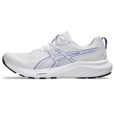 Imagem de Asics Tênis de corrida masculino Gel-Contend 9, Branco/cobalto escuro, 45