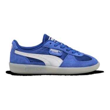 Imagem de PUMA Tênis feminino Palermo cetim com cadarço casual - azul, Azul, 37