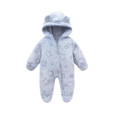 Imagem de Macacão De Flanela Para Bebê Recém-Nascido, Macio E Quente, Para Outon