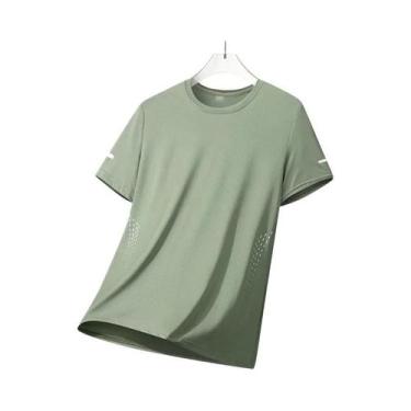 Imagem de Camiseta Masculina De Secagem Rápida E Respirável Para Corrida, Elásti