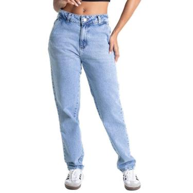 Imagem de Calça Jeans Sawary Mom - 281246 - Azul claro 40-Feminino