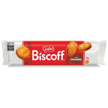 Imagem de Biscoito Recheado Sabor Chocolate Lotus Biscoff 110g