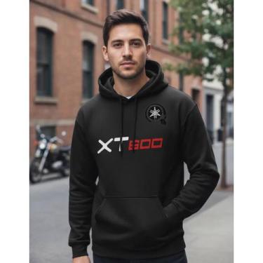 Imagem de Blusa De Moletom Moto Yamaha Xt 600 Casaco De Frio Unissex, Preto, G