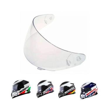 Imagem de Viseira Norisk Paises Ff302 Grand Prix United Kingd Polivisor, Cristal